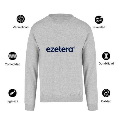 Sudadera Unisex Gris Personalizable Logo