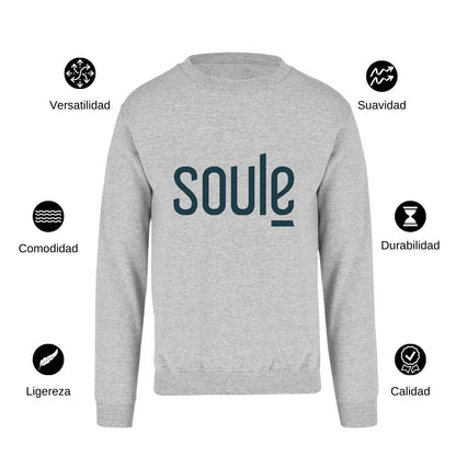 Sudadera Unisex Gris Personalizable Logo