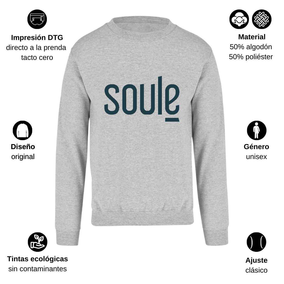 Sudadera Unisex Gris Personalizable Logo