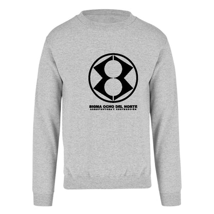Sudadera Unisex Gris Personalizable Logo