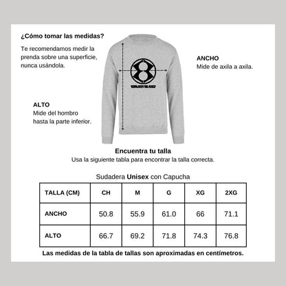Sudadera Unisex Gris Personalizable Logo