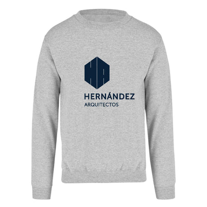 Sudadera Unisex Gris Personalizable Logo
