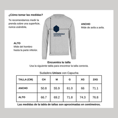 Sudadera Unisex Gris Personalizable Logo