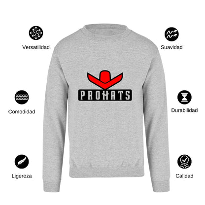 Sudadera Unisex Gris Personalizable Logo