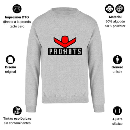 Sudadera Unisex Gris Personalizable Logo