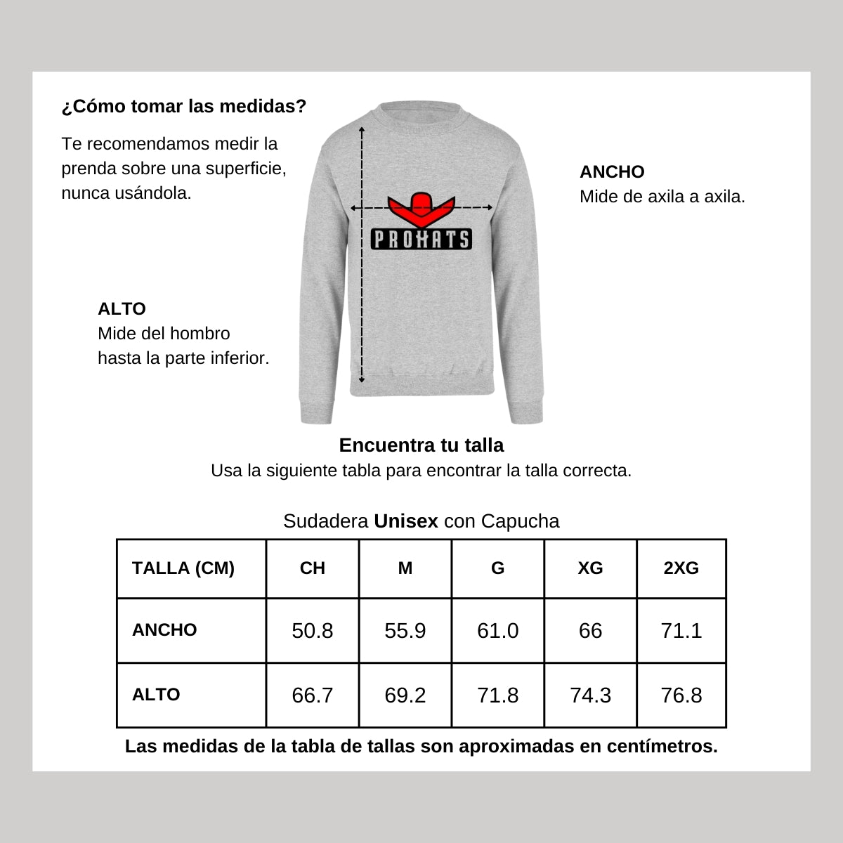 Sudadera Unisex Gris Personalizable Logo