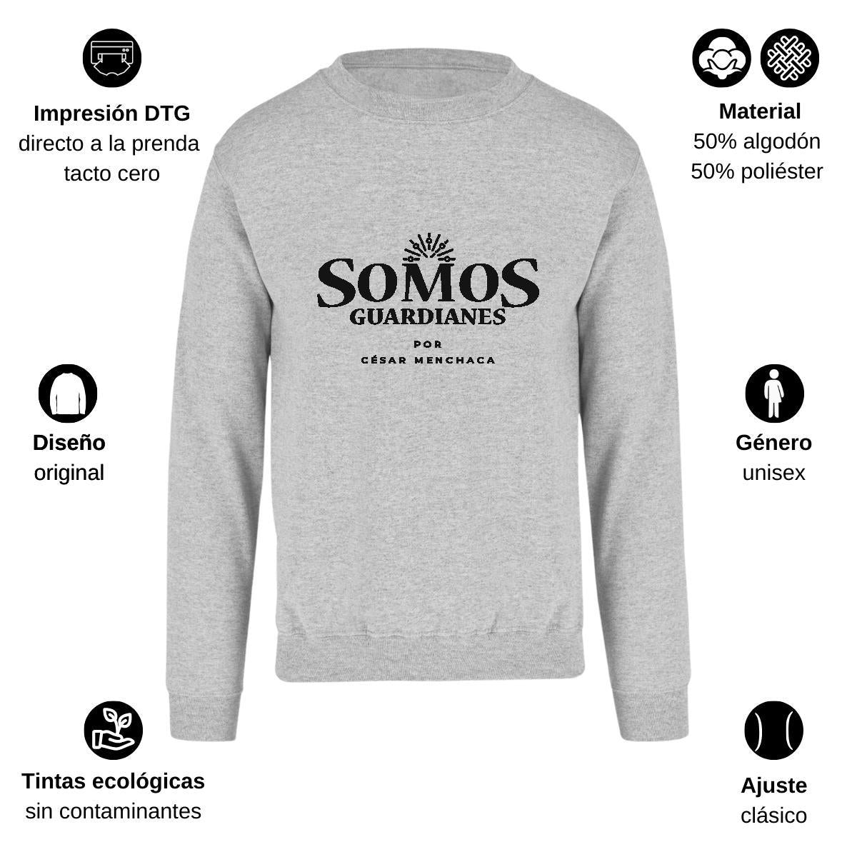 Sudadera Unisex Gris Personalizable Logo