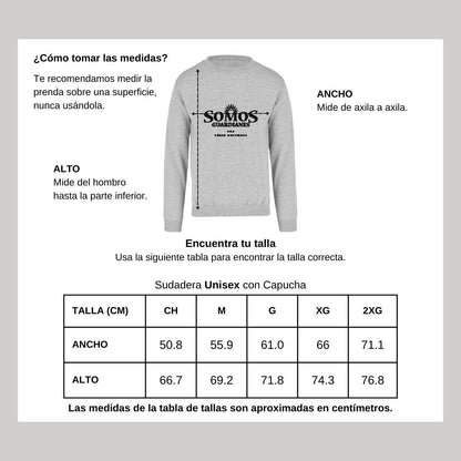 Sudadera Unisex Gris Personalizable Logo