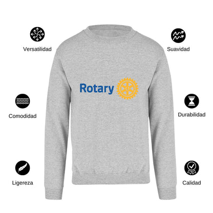 Sudadera Unisex Gris Personalizable Logo