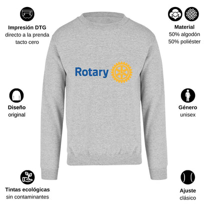 Sudadera Unisex Gris Personalizable Logo