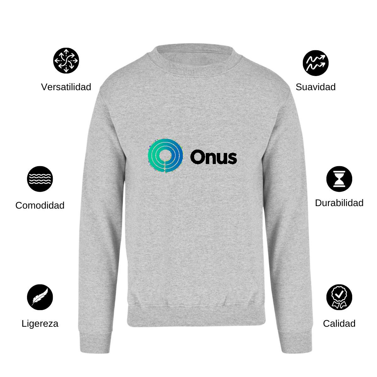 Sudadera Unisex Gris Personalizable Logo
