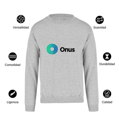 Sudadera Unisex Gris Personalizable Logo