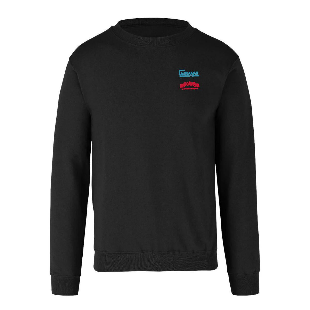 Sudadera Unisex Negro Personalizable Escudo