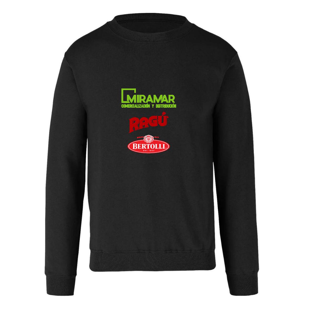 Sudadera Unisex Negro Personalizable Logo