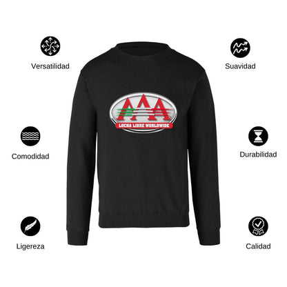 Sudadera Unisex Negro Personalizable Logo