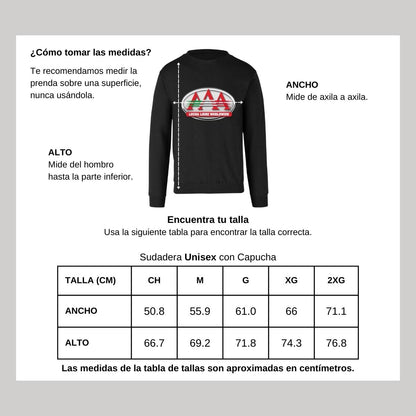 Sudadera Unisex Negro Personalizable Logo
