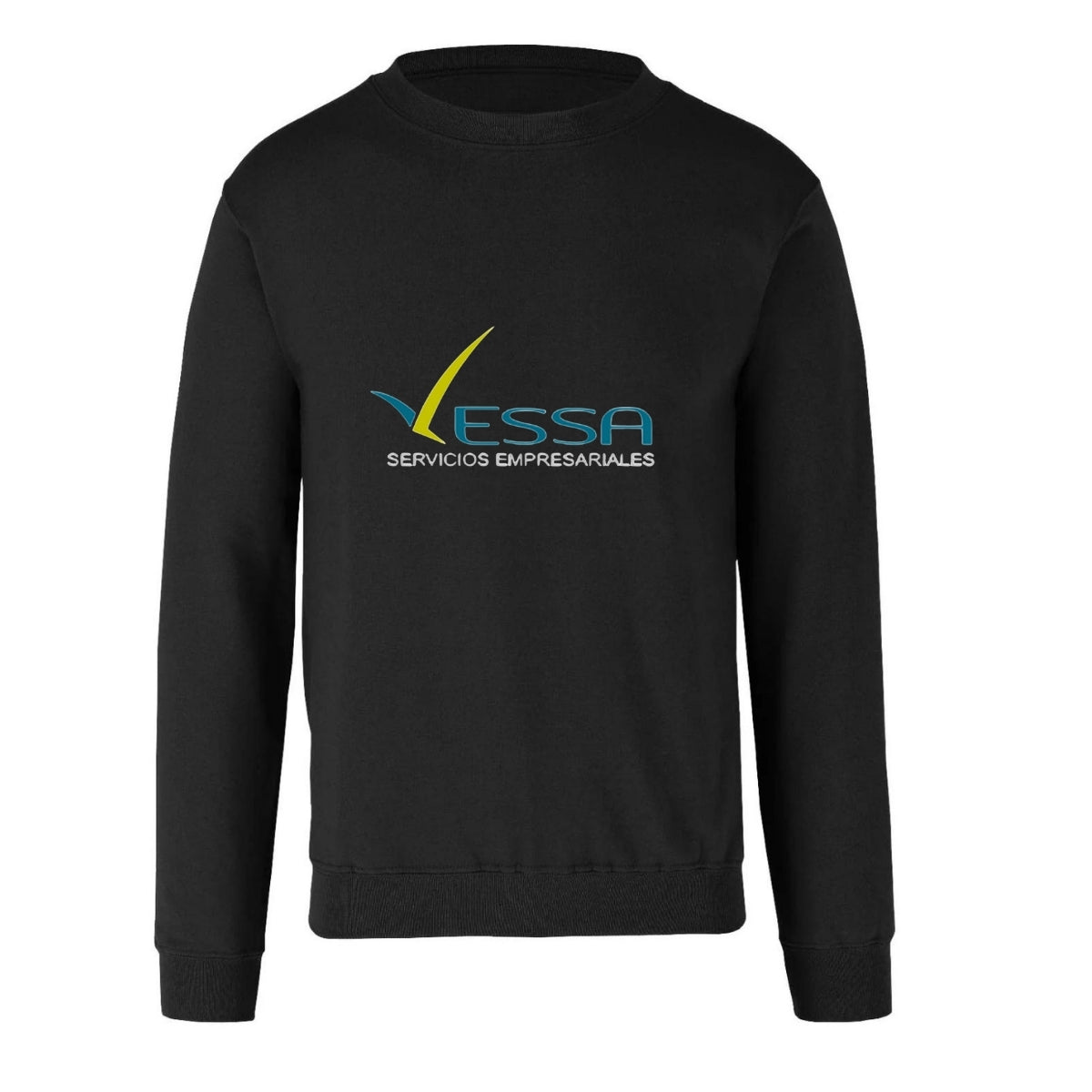 Sudadera Unisex Negro Personalizable Logo