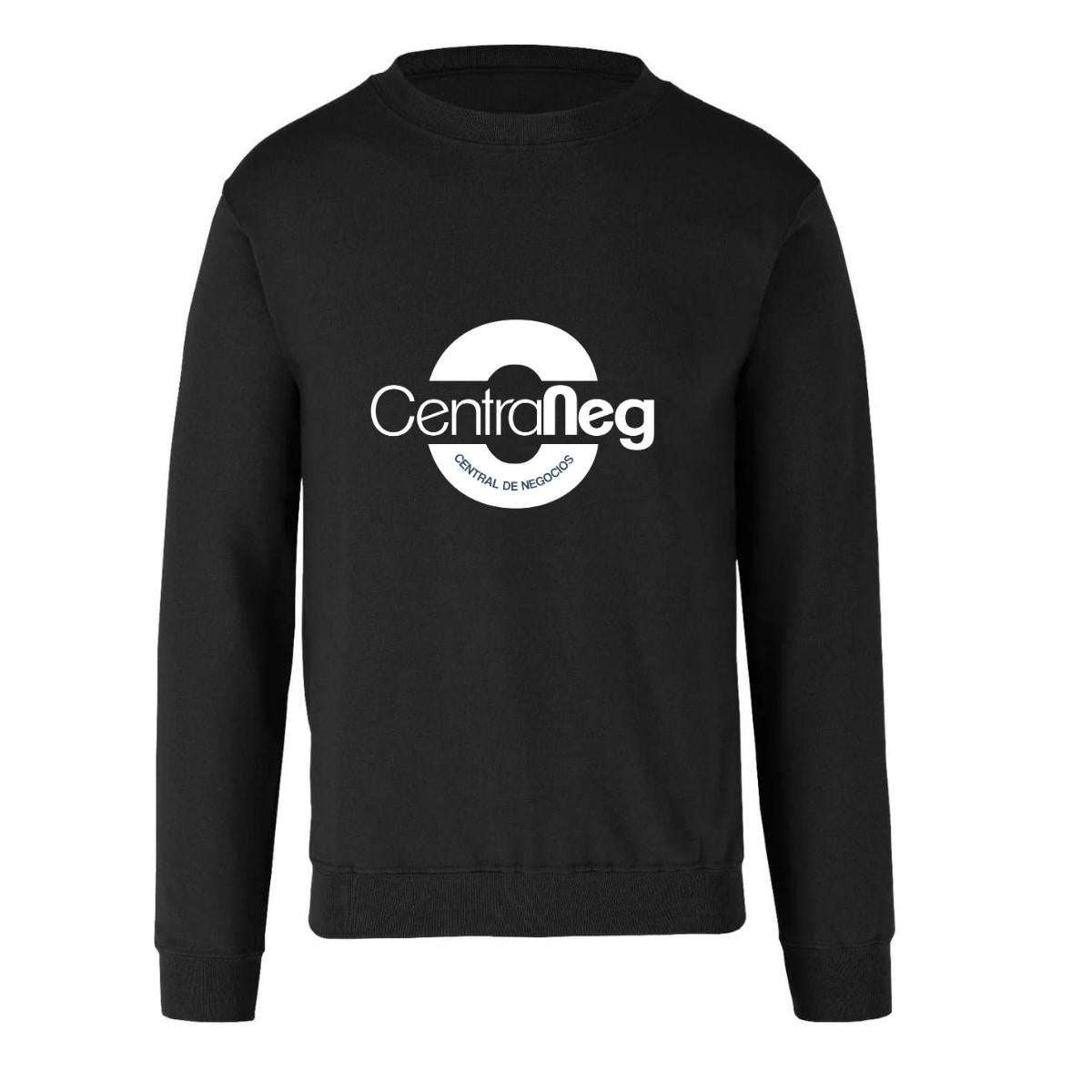Sudadera Unisex Negro Personalizable Logo
