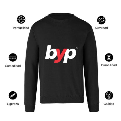 Sudadera Unisex Negro Personalizable Logo