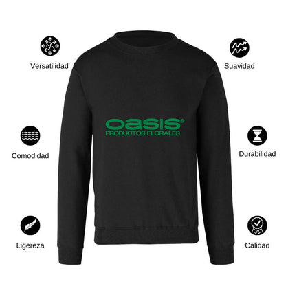 Sudadera Unisex Negro Personalizable Logo