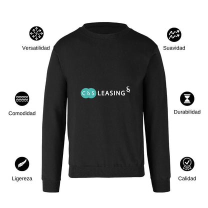 Sudadera Unisex Negro Personalizable Logo