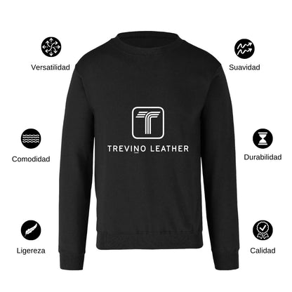 Sudadera Unisex Negro Personalizable Logo
