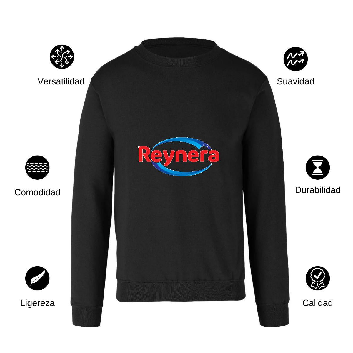 Sudadera Unisex Negro Personalizable Logo
