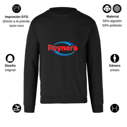 Sudadera Unisex Negro Personalizable Logo