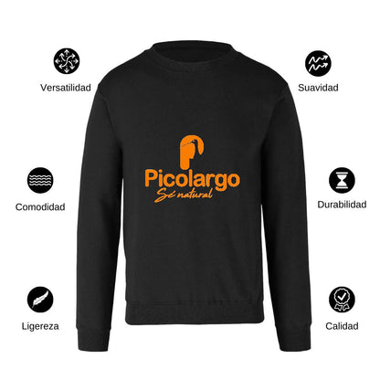 Sudadera Unisex Negro Personalizable Logo