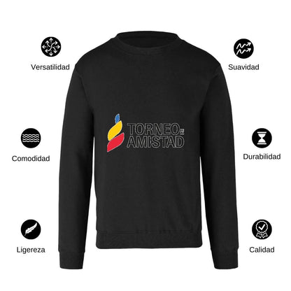 Sudadera Unisex Negro Personalizable Logo