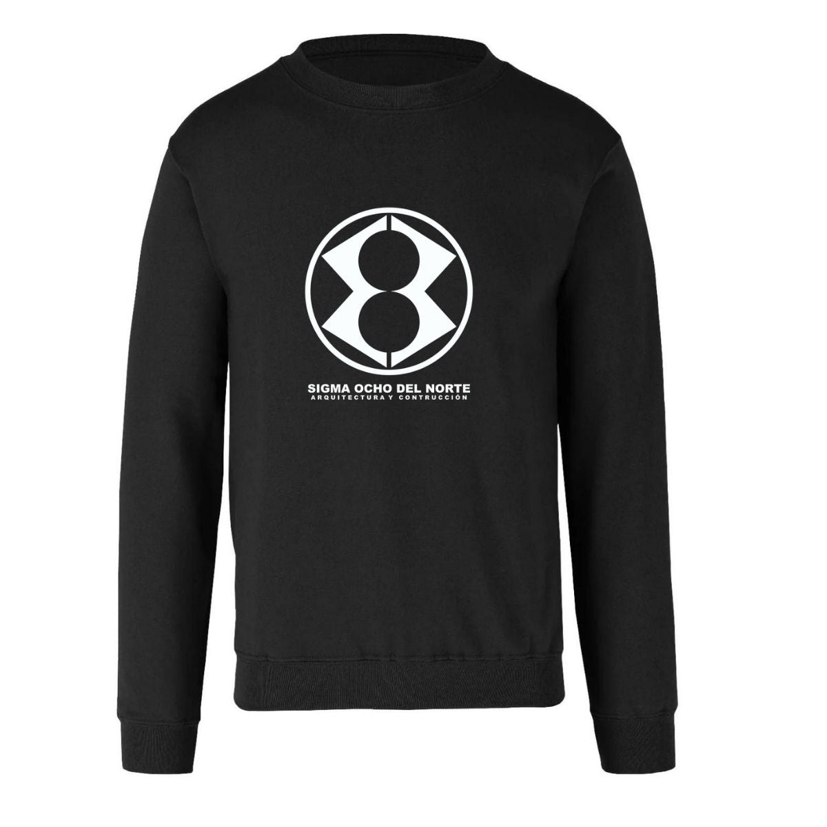 Sudadera Unisex Negro Personalizable Logo