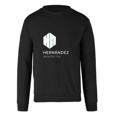Sudadera Unisex Negro Personalizable Logo