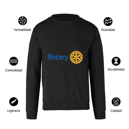 Sudadera Unisex Negro Personalizable Logo