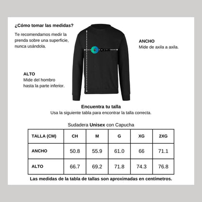 Sudadera Unisex Negro Personalizable Logo