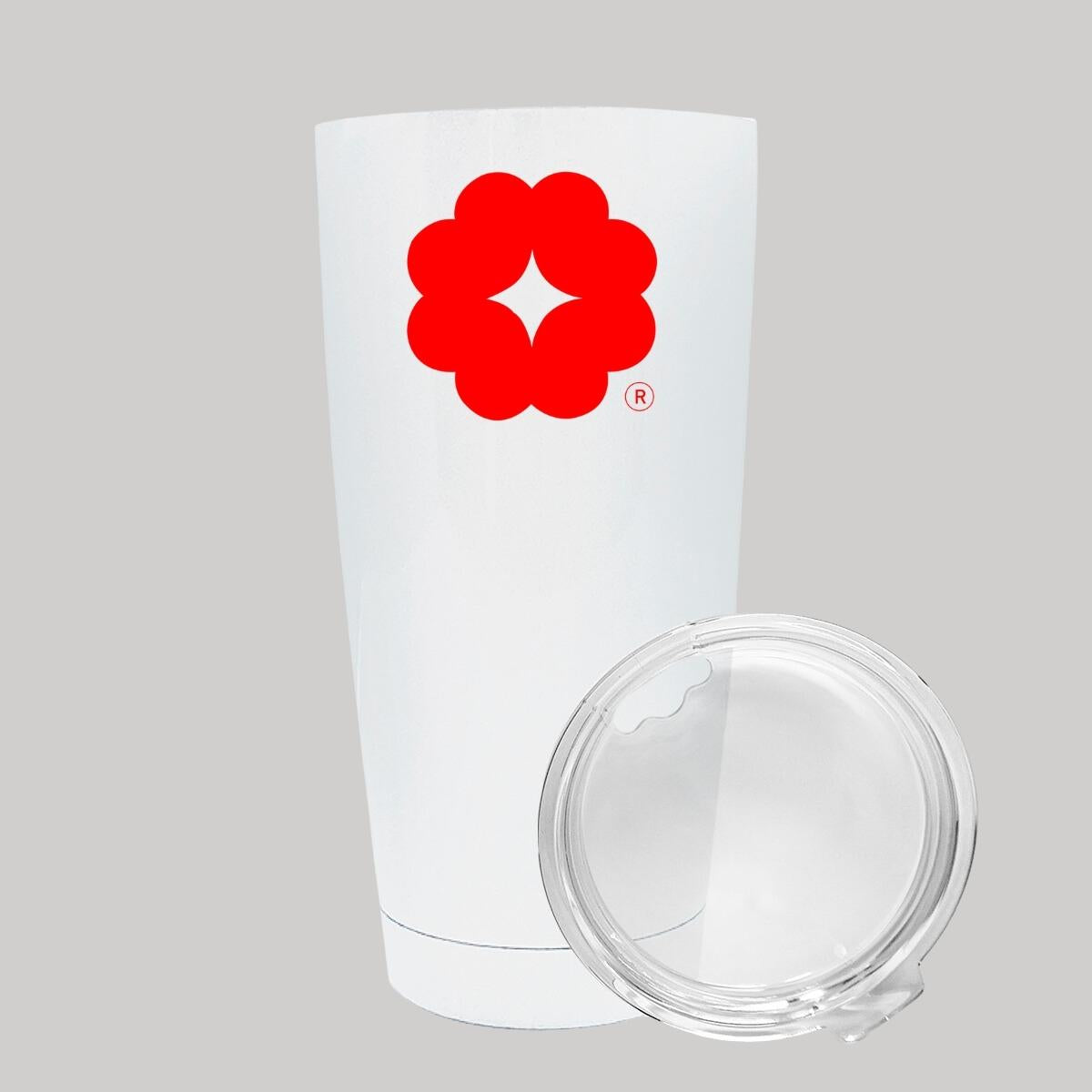 Termo Vaso Térmico 20 Oz Blanco Personalizable Logo
