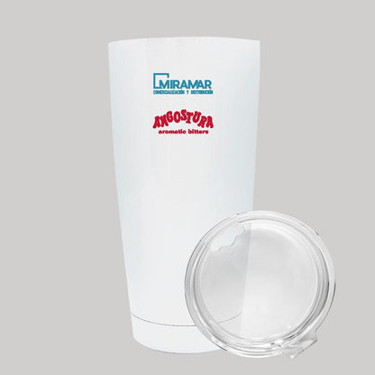 Termo Vaso Térmico 20 Oz Blanco Personalizable Logo