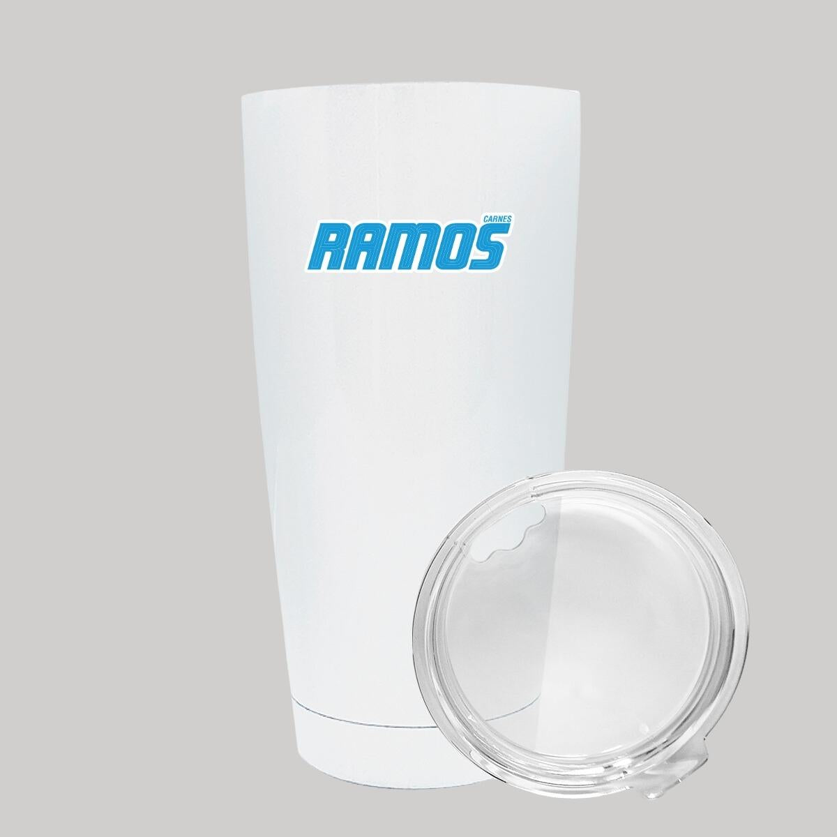 Termo Vaso Térmico 20 Oz Blanco Personalizable Logo