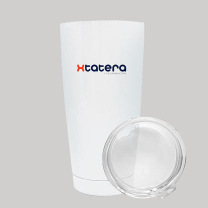Termo Vaso Térmico 20 Oz Blanco Personalizable Logo