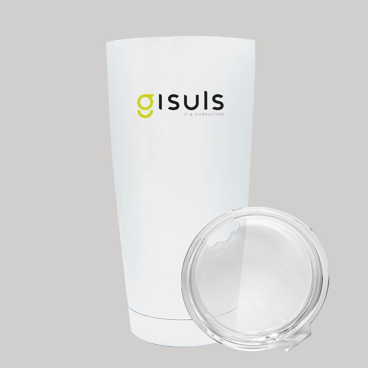Termo Vaso Térmico 20 Oz Blanco Personalizable Logo