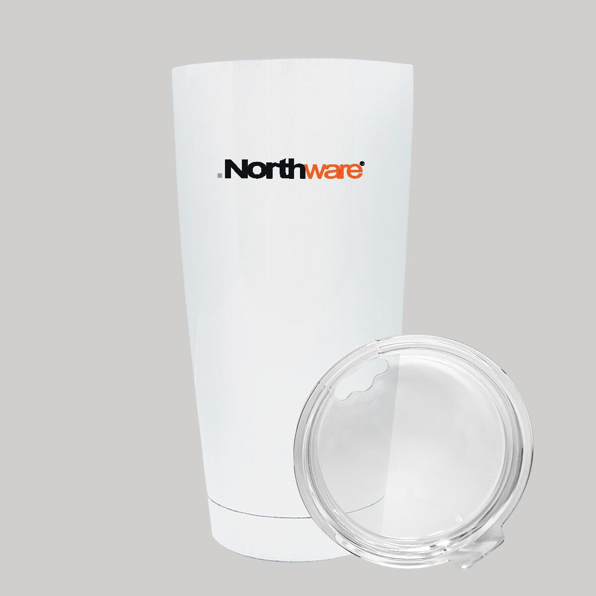 Termo Vaso Térmico 20 Oz Blanco Personalizable Logo