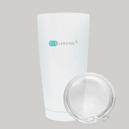 Termo Vaso Térmico 20 Oz Blanco Personalizable Logo