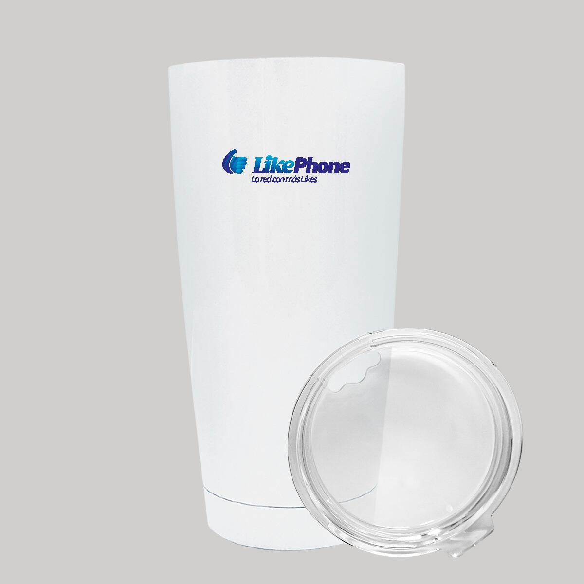 Termo Vaso Térmico 20 Oz Blanco Personalizable Logo