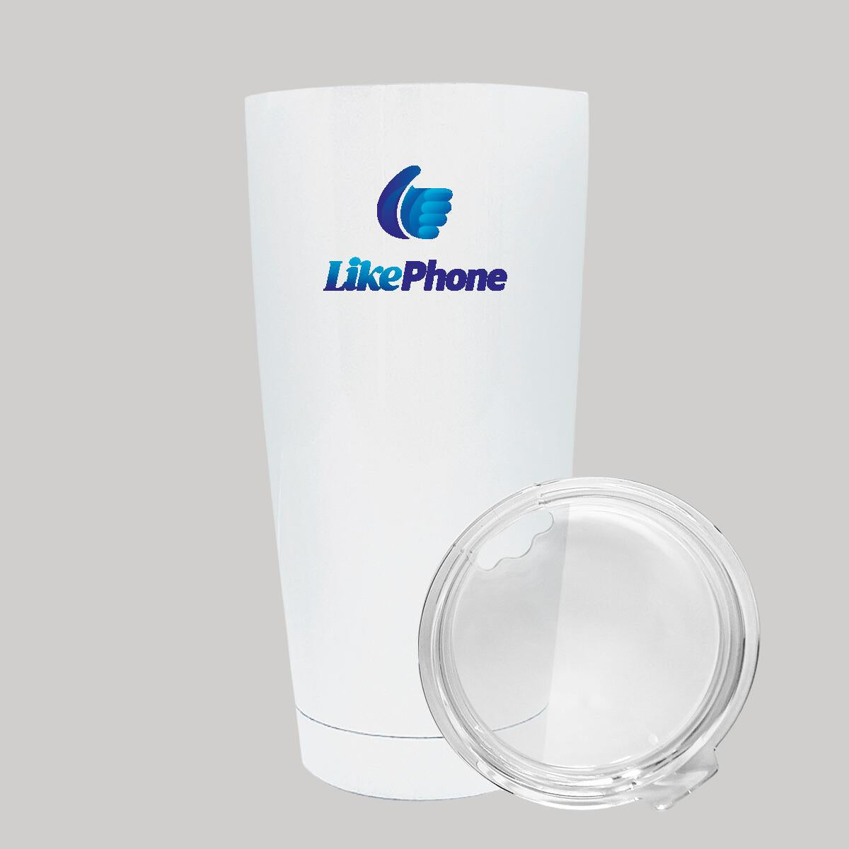 Termo Vaso Térmico 20 Oz Blanco Personalizable Logo