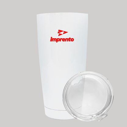 Termo Vaso Térmico 20 Oz Blanco Personalizable Logo