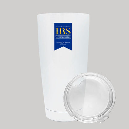 Termo Vaso Térmico 20 Oz Blanco Personalizable Logo