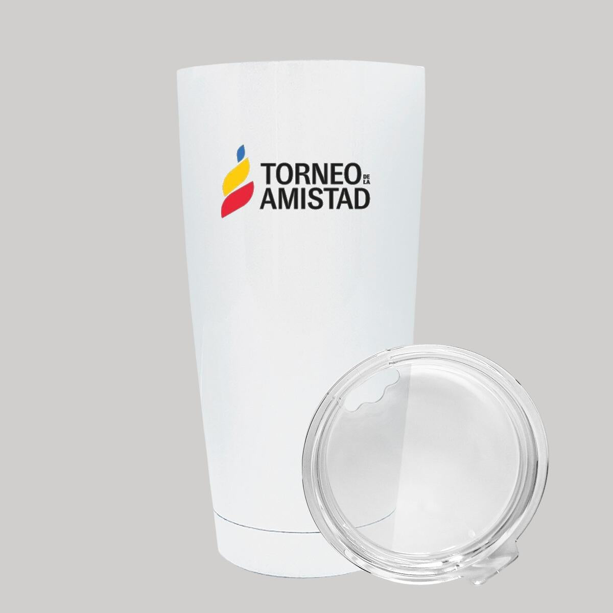 Termo Vaso Térmico 20 Oz Blanco Personalizable Logo