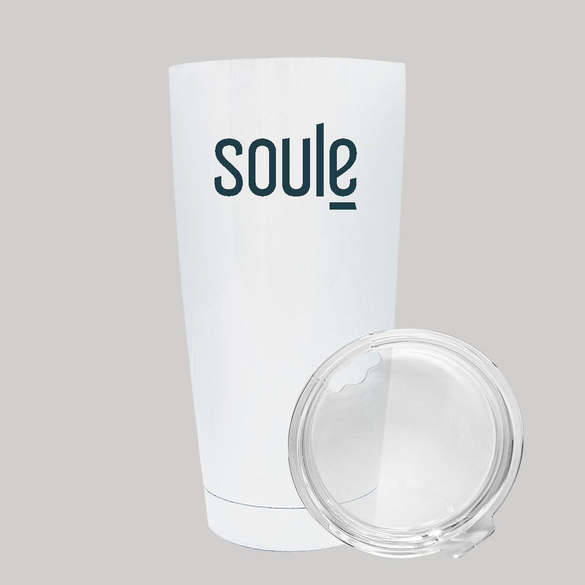 Termo Vaso Térmico 20 Oz Blanco Personalizable Logo