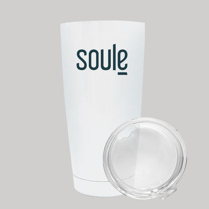 Termo Vaso Térmico 20 Oz Blanco Personalizable Logo