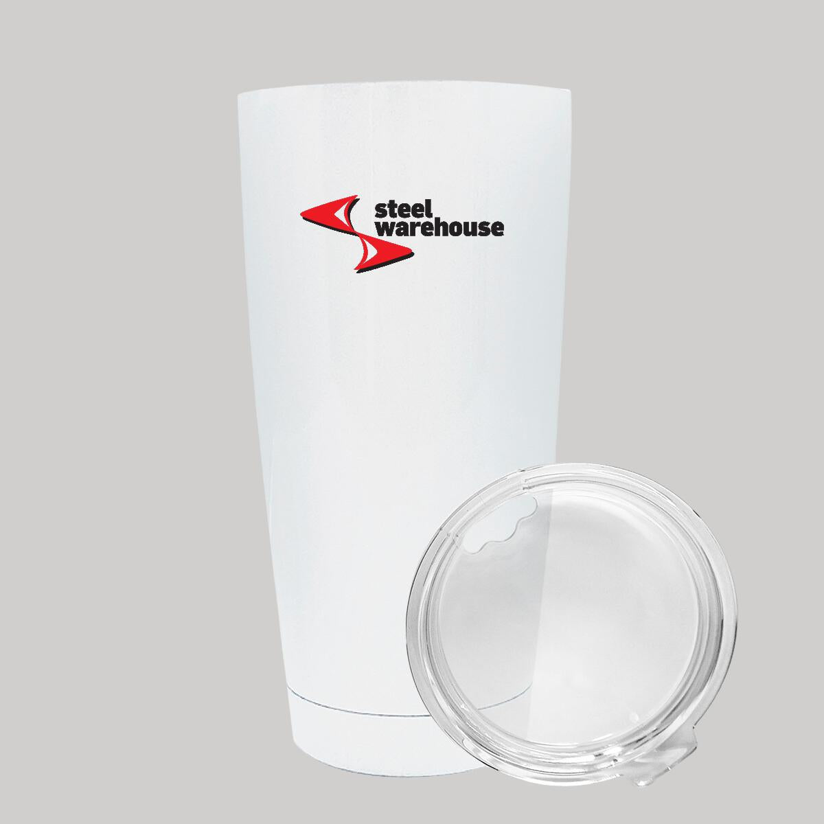 Termo Vaso Térmico 20 Oz Blanco Personalizable Logo