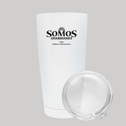 Termo Vaso Térmico 20 Oz Blanco Personalizable Logo